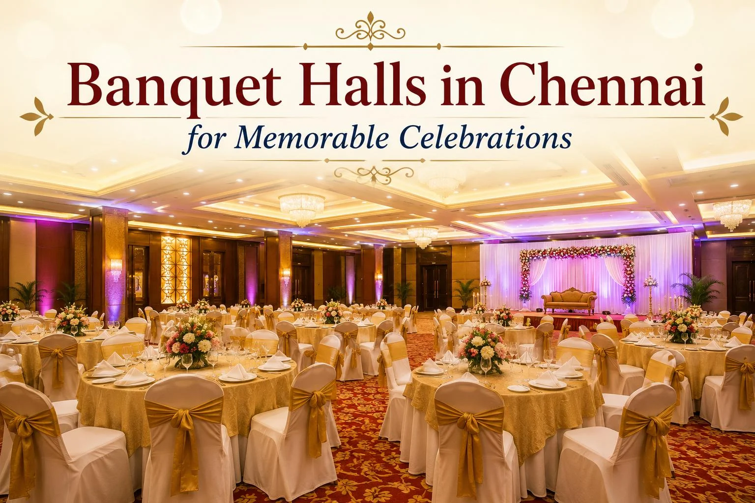 Banquet Halls in Chennai for Memorable Celebrations