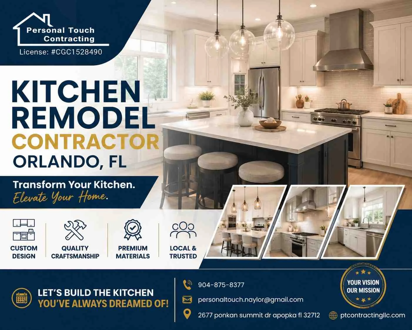 Behind Every Great Kitchen Remodel in Orlando Is the Right Contractor — Here’s How to Find Yours
