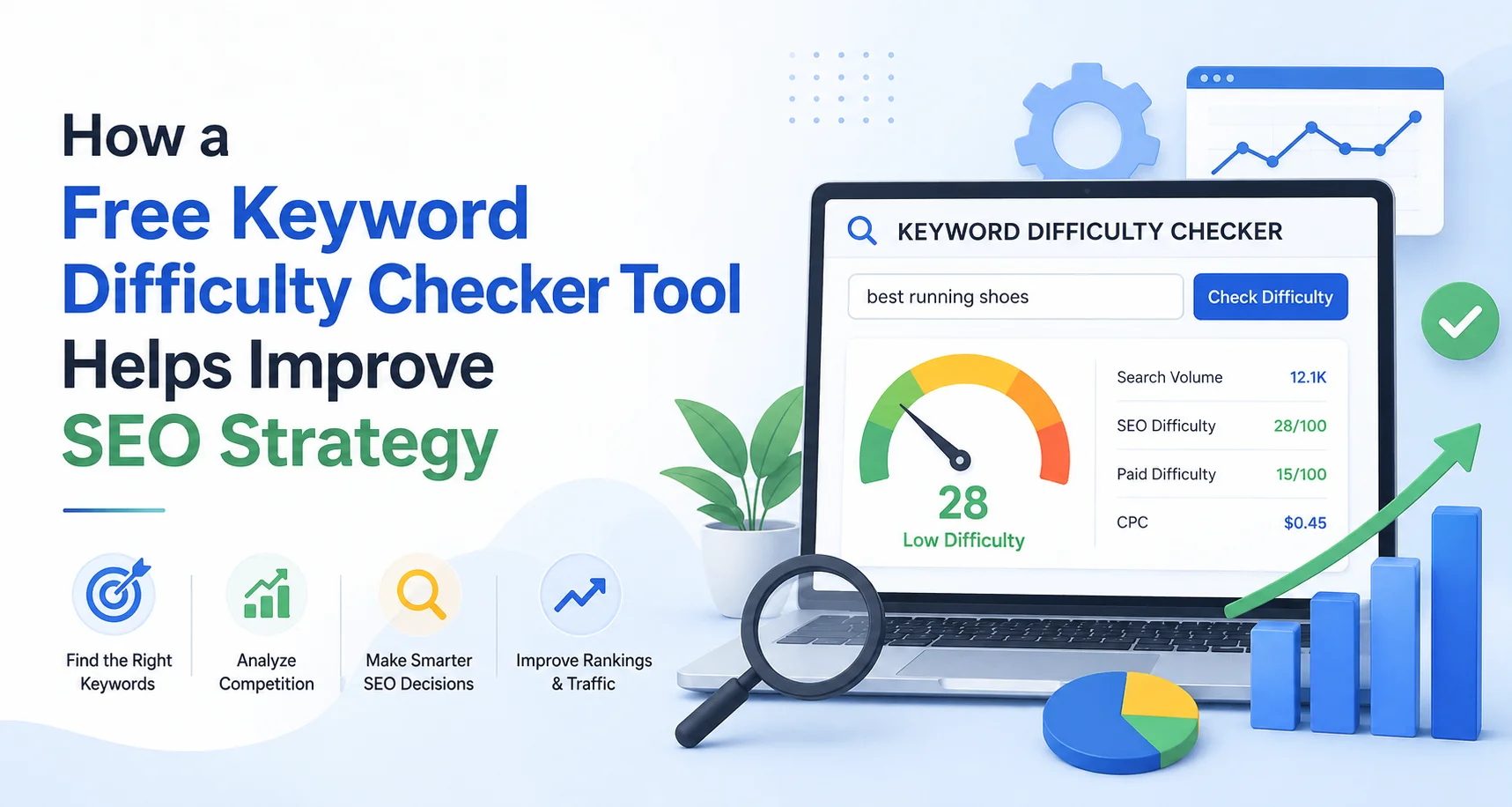 How a Free Keyword Difficulty Checker Tool Helps Improve SEO Strategy