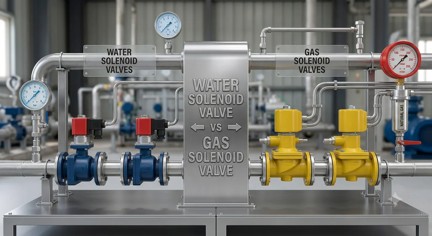 Water Solenoid Valve vs Gas Solenoid Valve: Key Differences