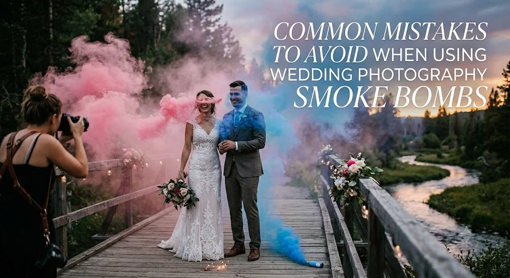 Common Mistakes to Avoid When Using Wedding Photography Smoke Bombs