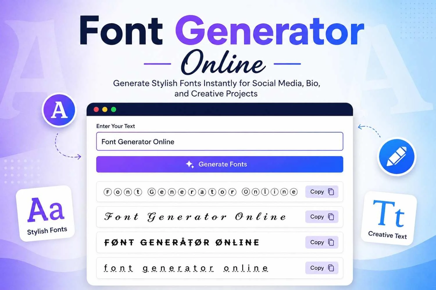 How Can a Font Generator Copy Paste Tool Make Your Text More Stylish?