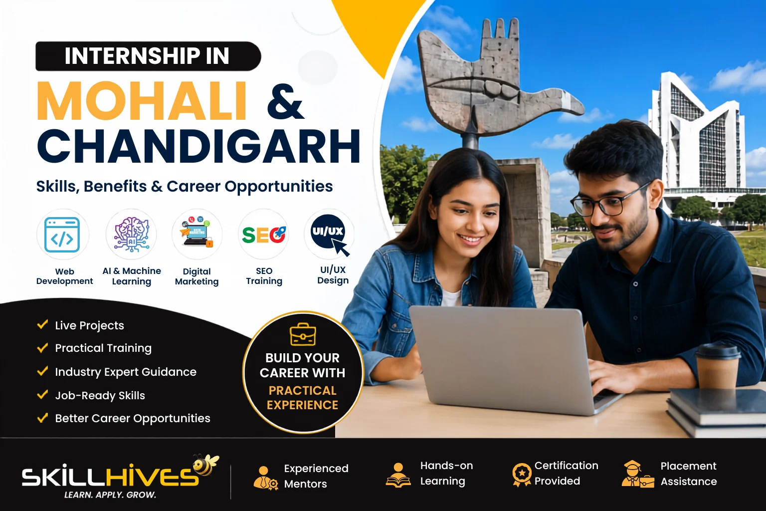 Internship in Mohali and Chandigarh: Skills, Benefits & Career Opportunities