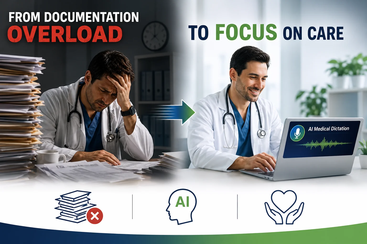 Can AI Medical Dictation Software Reduce Physician Burnout?