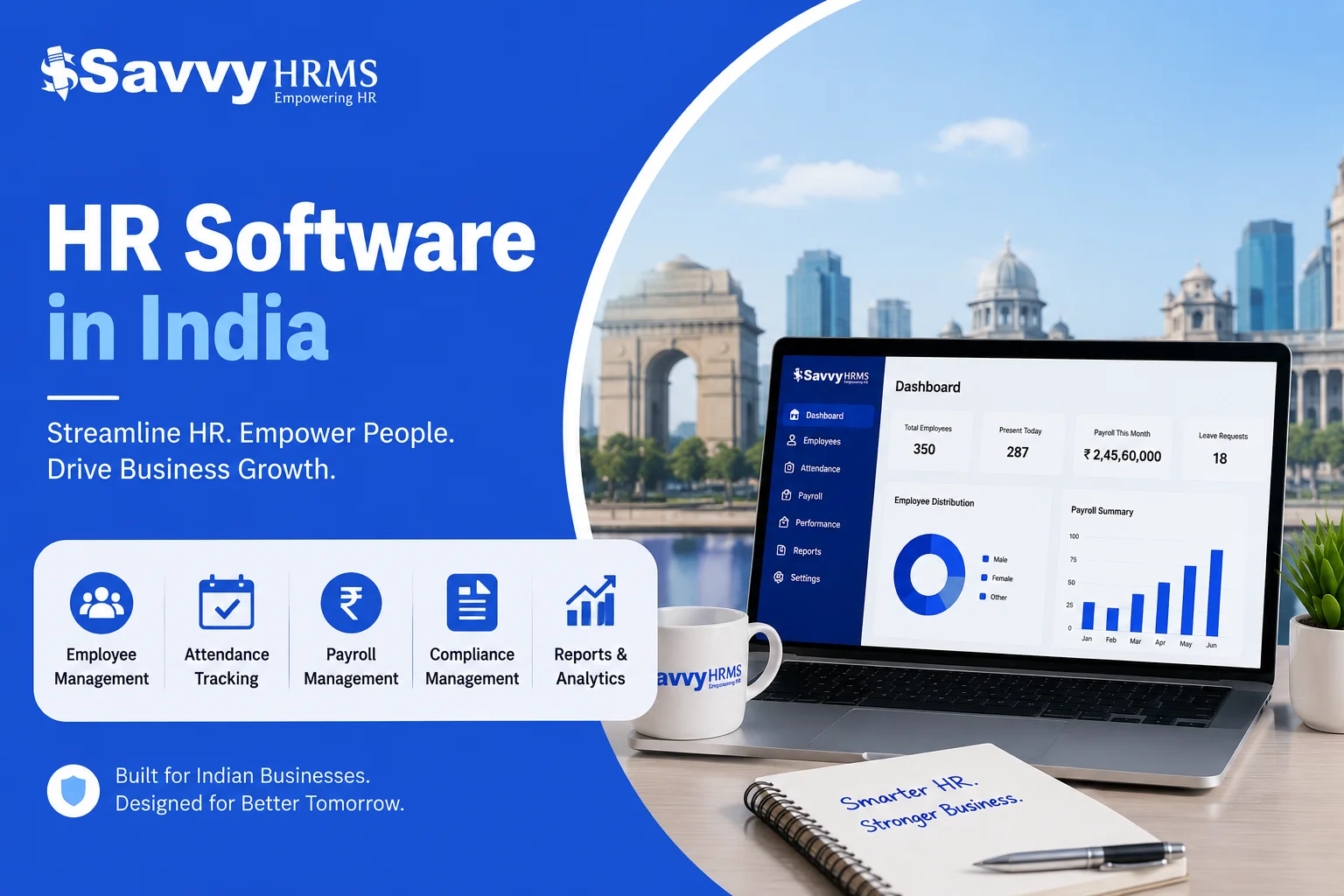 How HR Software in India Helps Organizations Create a Data-Driven HR Strategy