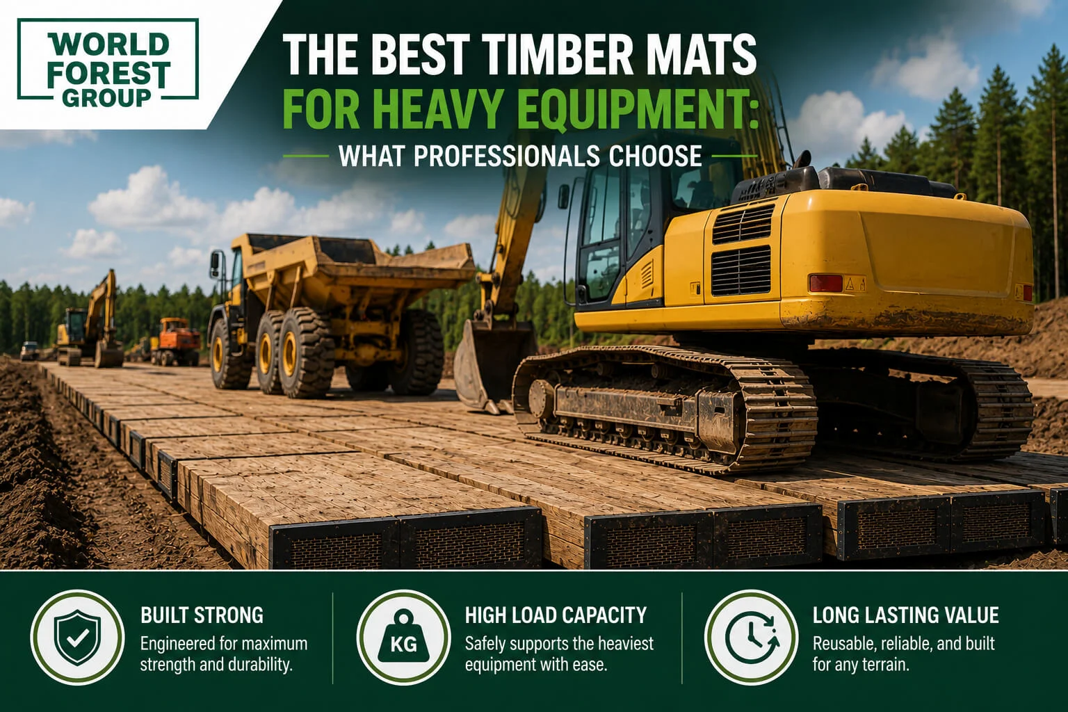 The Best Timber Mats for Heavy Equipment: What Professionals Choose