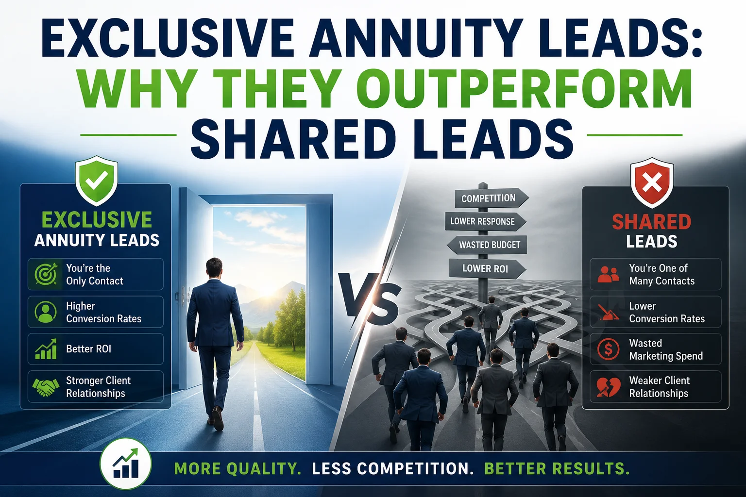 Exclusive Annuity Leads: Why They Outperform Shared Leads