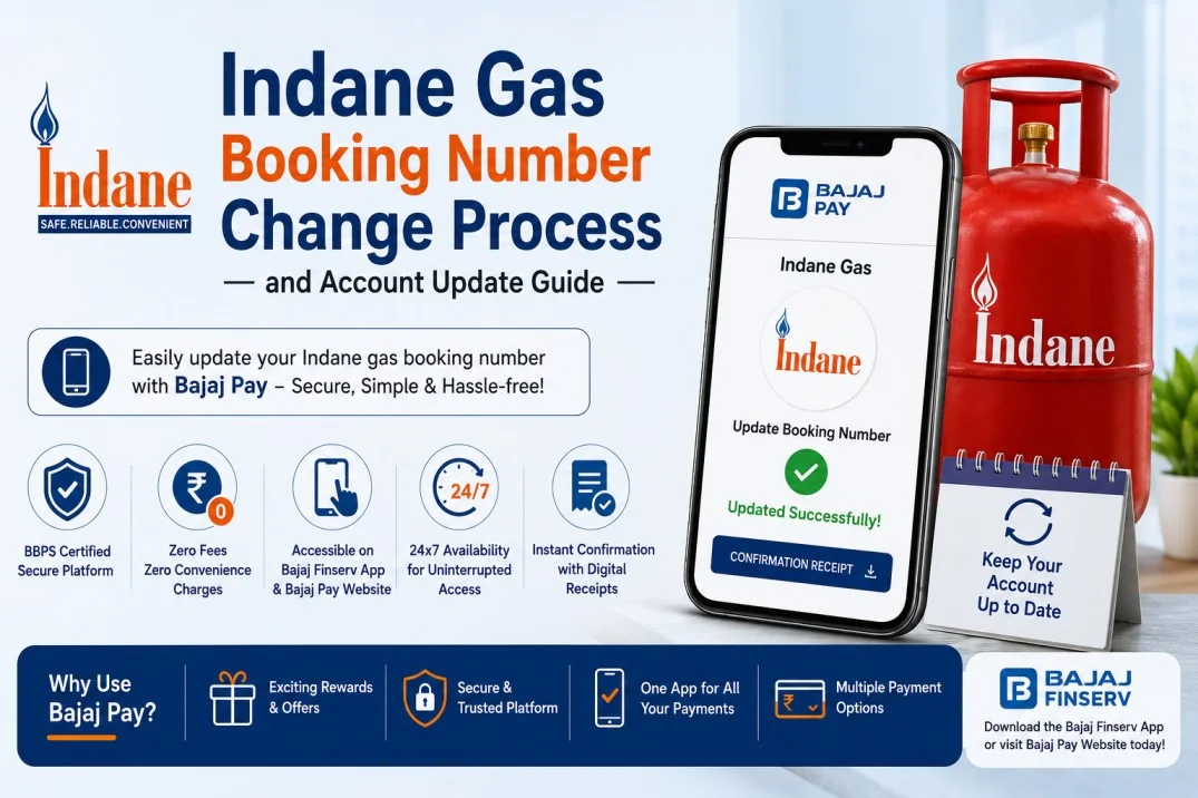 Indane Gas Booking Number Change Process and Account Update Guide