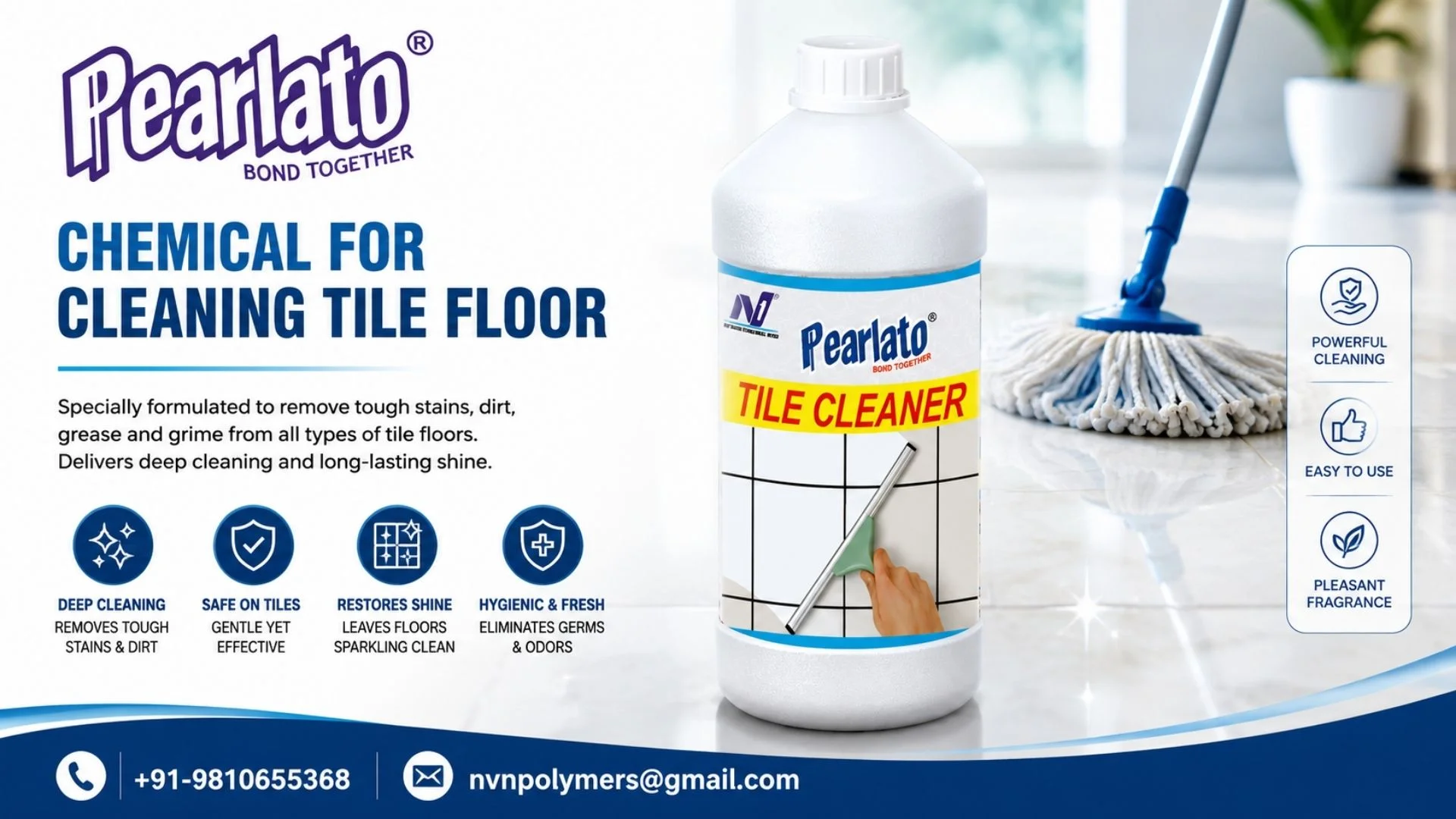 Top 10 Chemical for Cleaning Tile Floors: Benefits, Uses, and Safety Tips