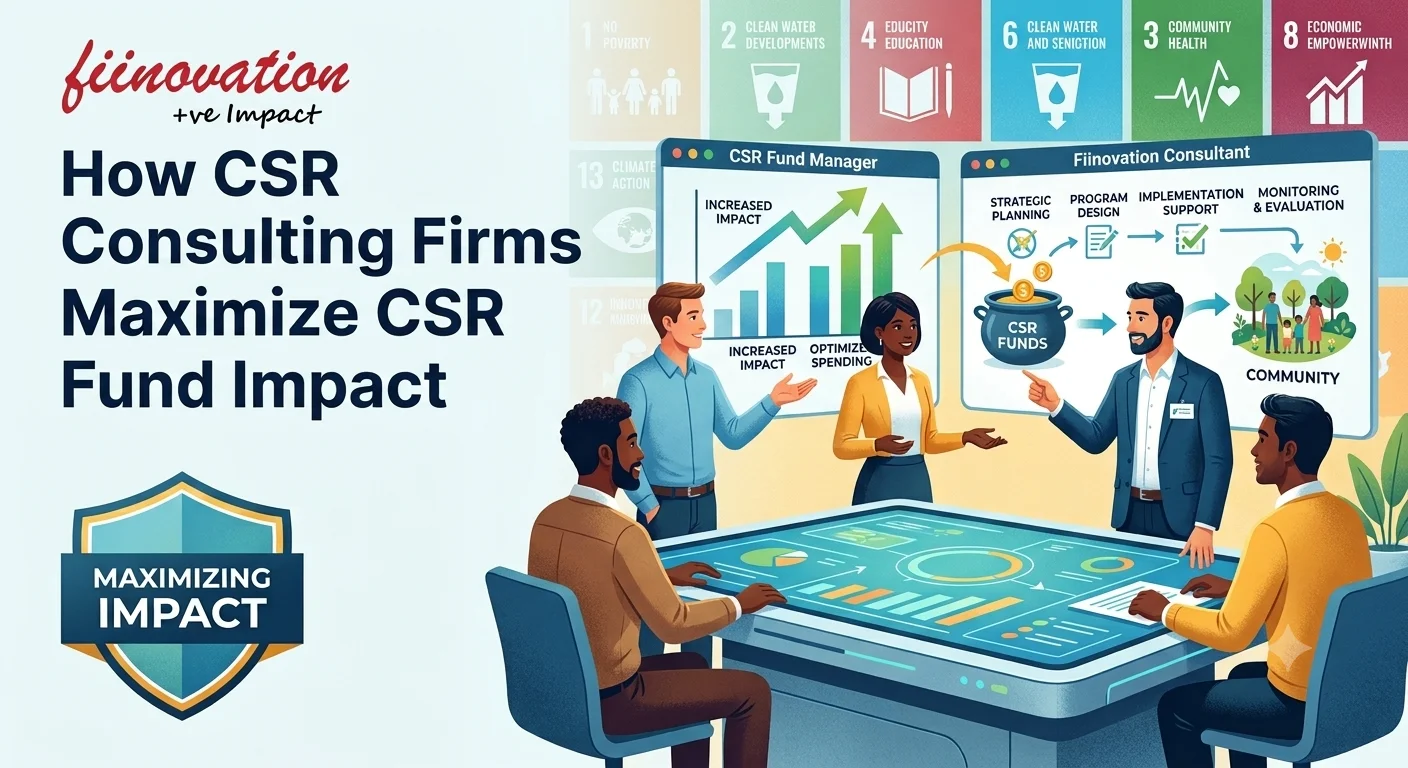 Fiinovation CSR Consultants in Delhi : How CSR Consulting Firms Maximize CSR Fund Impact