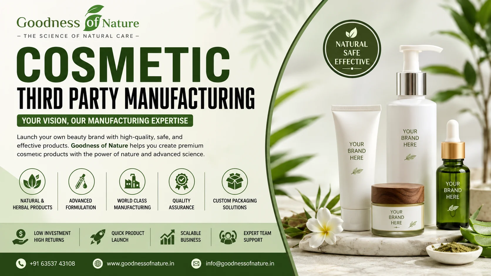Top Private Label Cosmetic Manufacturers in India