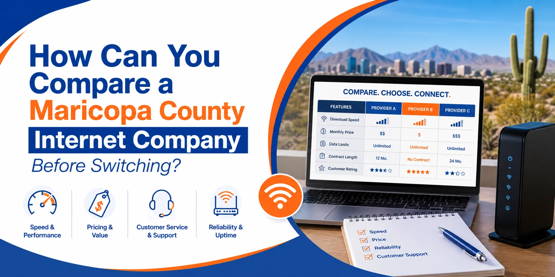 How Can You Compare a Maricopa County Internet Company Before Switching?