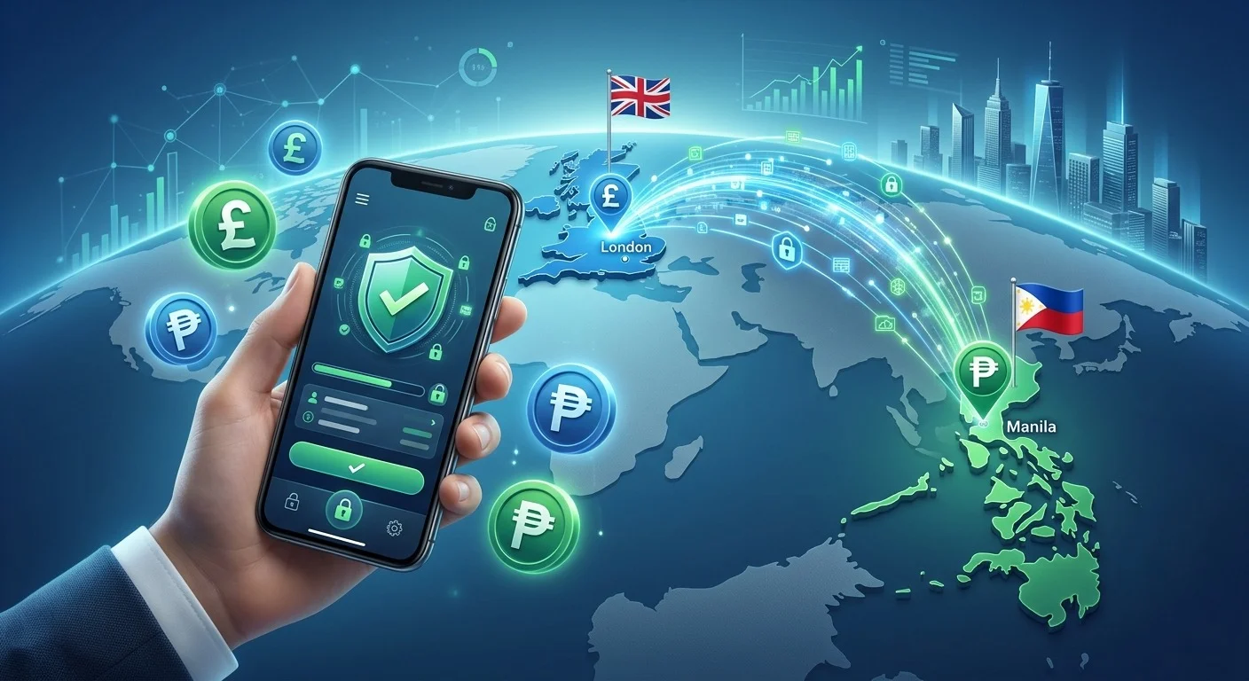 Send money from UK to PHILIPPINES with competitive exchange rates from GBP to PHP