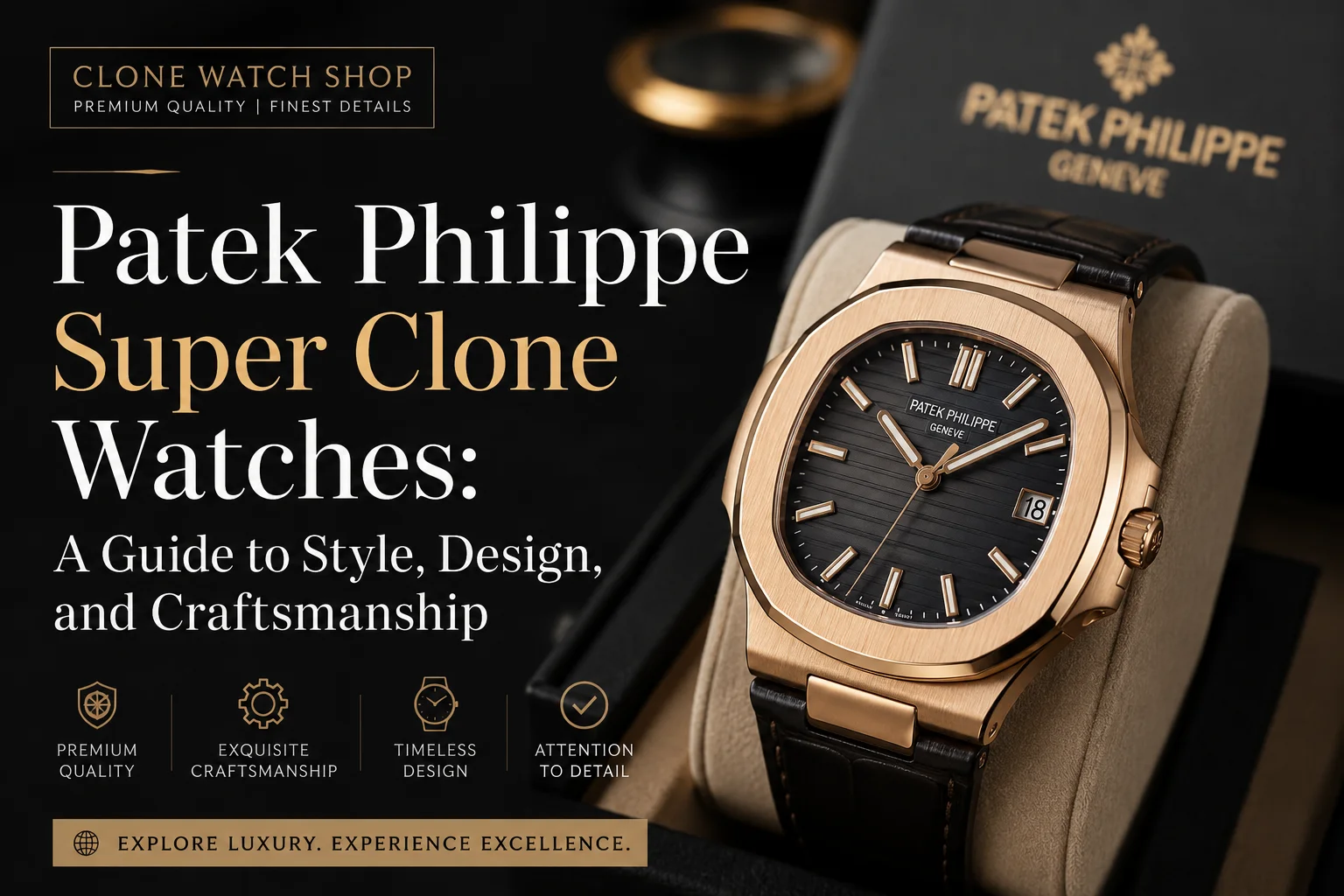Patek Philippe Super Clone Watches: A Guide to Style, Design, and Craftsmanship