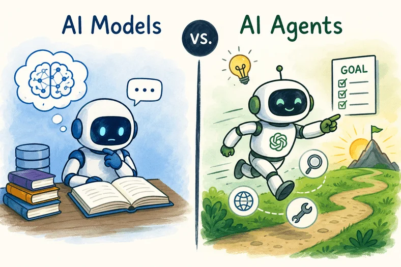 AI Models vs AI Agents