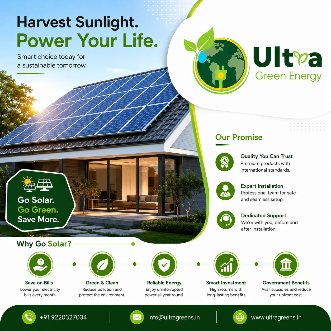 Top Solar Panel Installation in Noida & Ghaziabad | Ultragreens