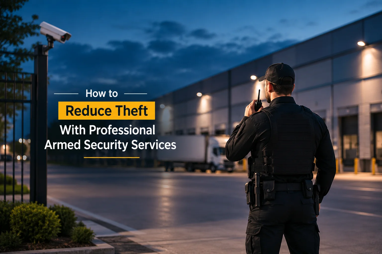 How to Reduce Theft With Professional Armed Security Services?