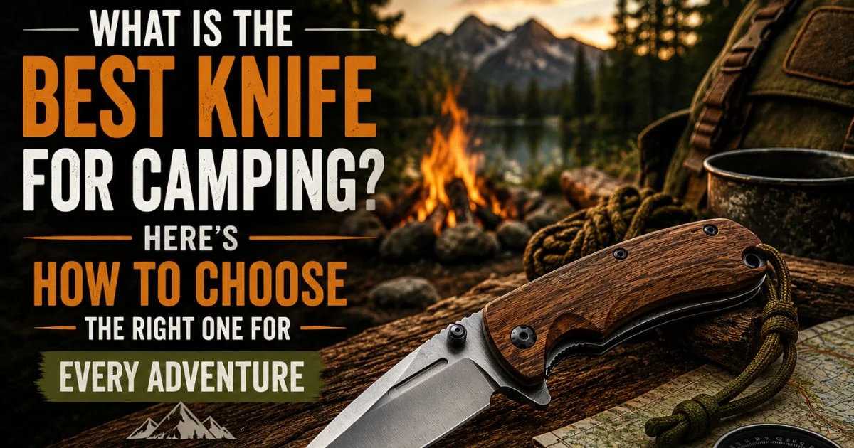 What Is the Best Knife for Camping? Here's How to Choose the Right One for Every Adventure