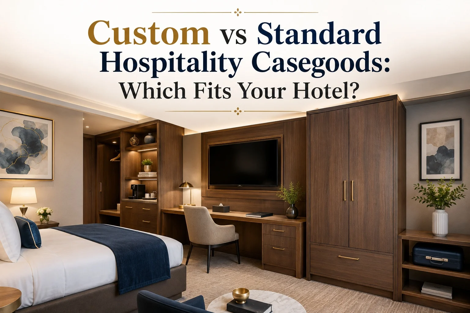 Custom vs Standard Hospitality Casegoods: Which Fits Your Hotel?