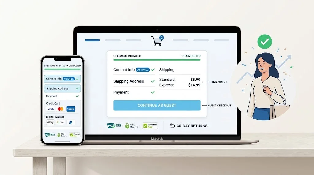 Web Design Features That Address the Biggest Reasons Shoppers Leave Without Buying