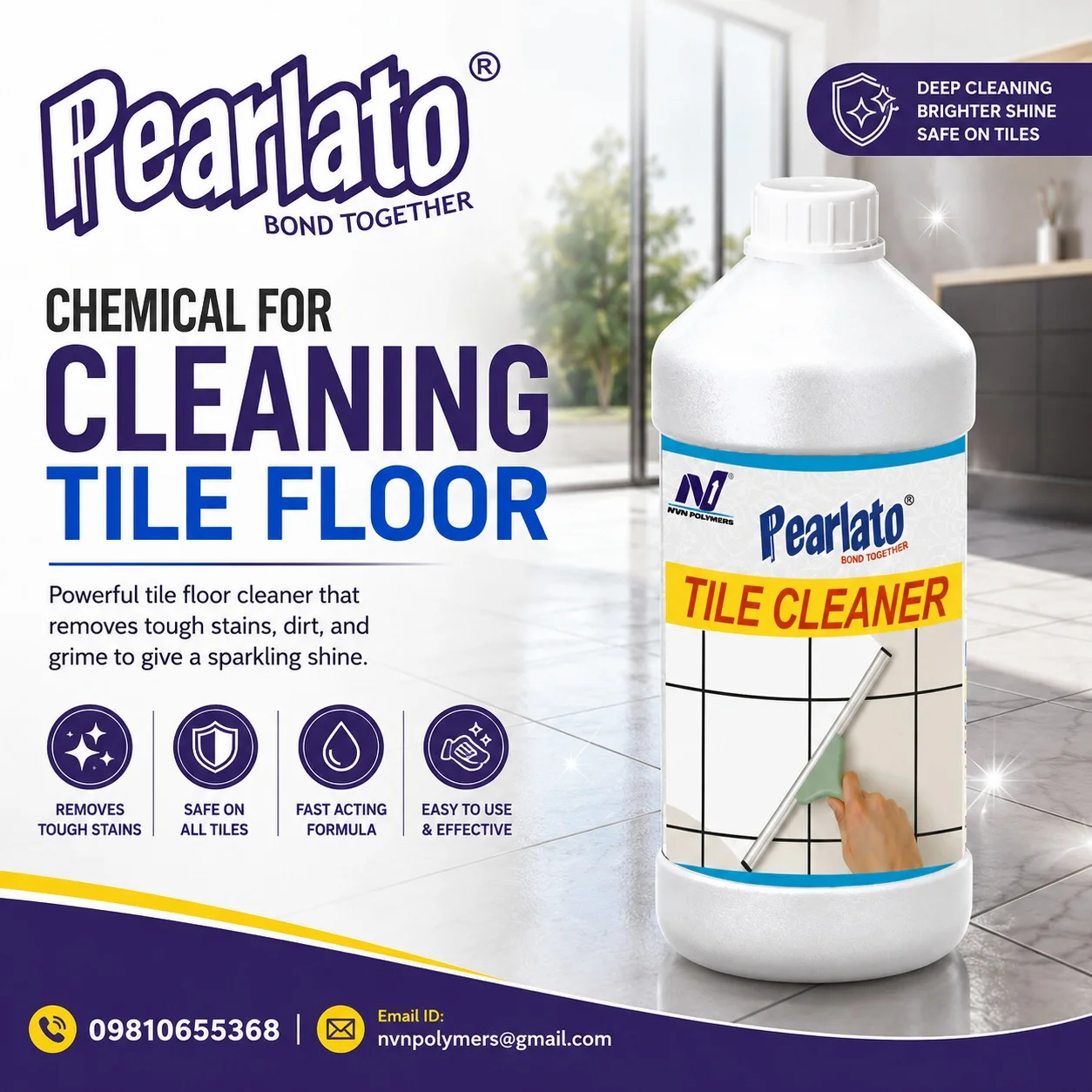 Ceramic Tile Floor Maintenance Using the Right Chemical for Cleaning Tile Floor