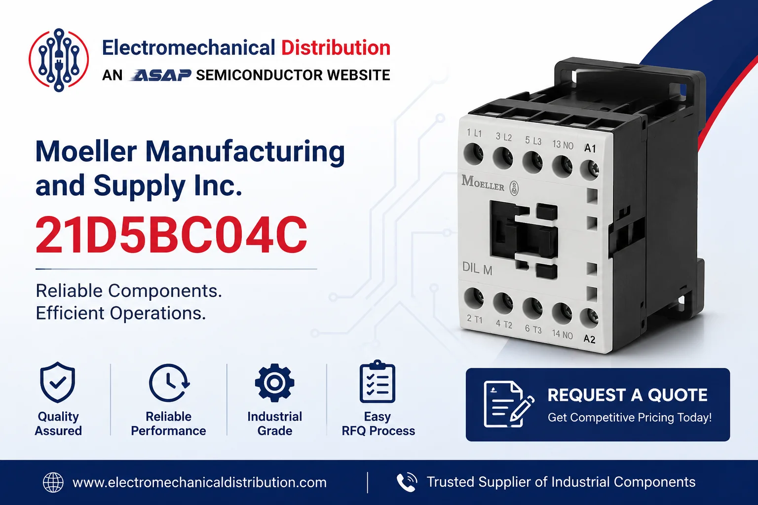 Moeller Manufacturing and Supply Inc Part 21D5BC04C – Reliable Industrial Component Sourcing