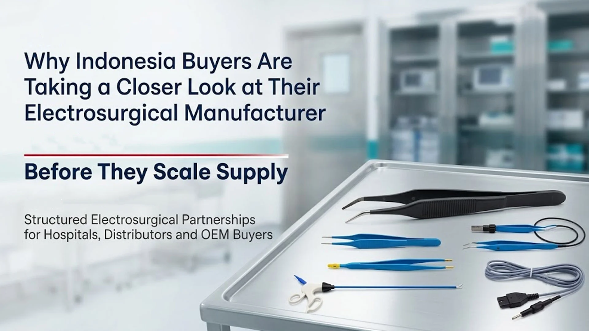 Why Indonesia Buyers Are Taking a Closer Look at Their Electrosurgical Manufacturer Before They Scale Supply