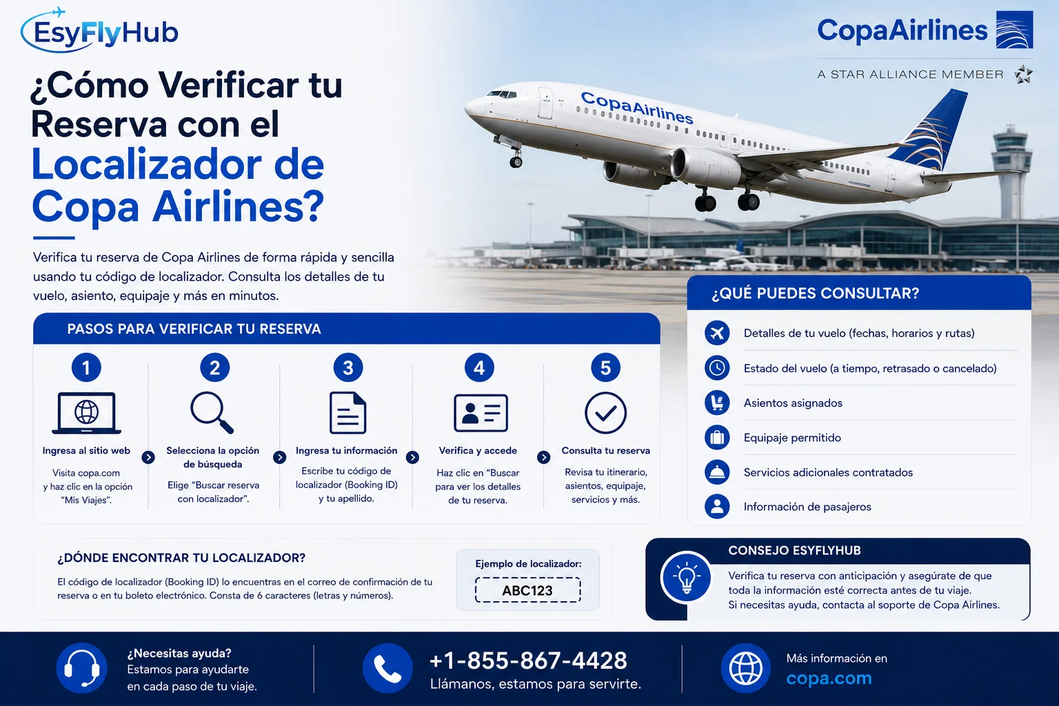 ¿Cómo Verificar tu Reserva con el Localizador de Copa Airlines?