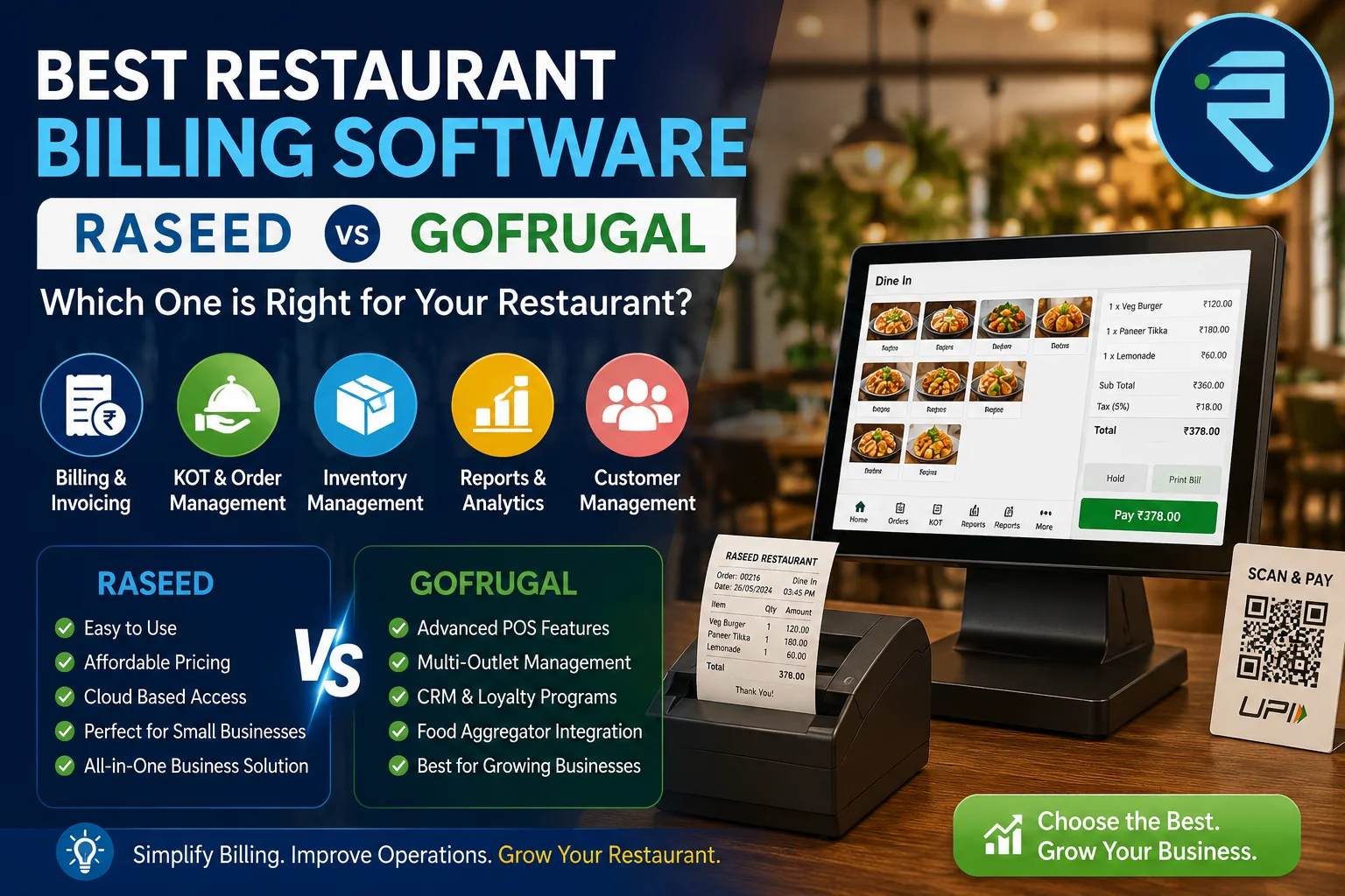 Raseed vs. The Competition: Choosing the Best Restaurant Billing Software in 2026