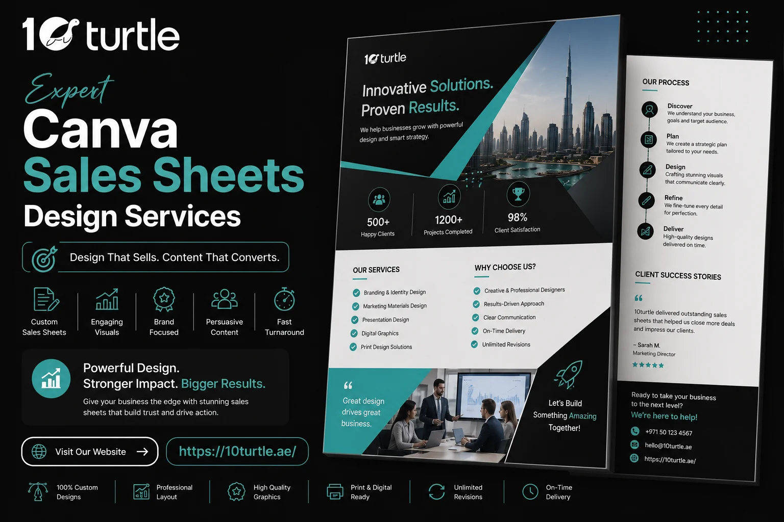 Expert Canva Sales Sheets Design Services for Business Success