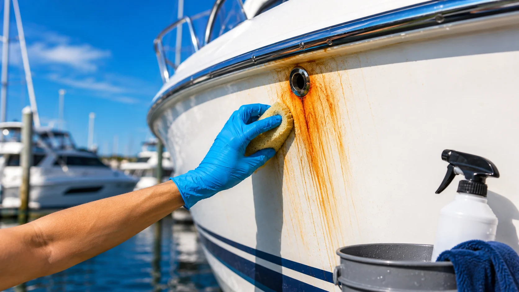 How to Remove Rust Stains from Your Boat's Hull