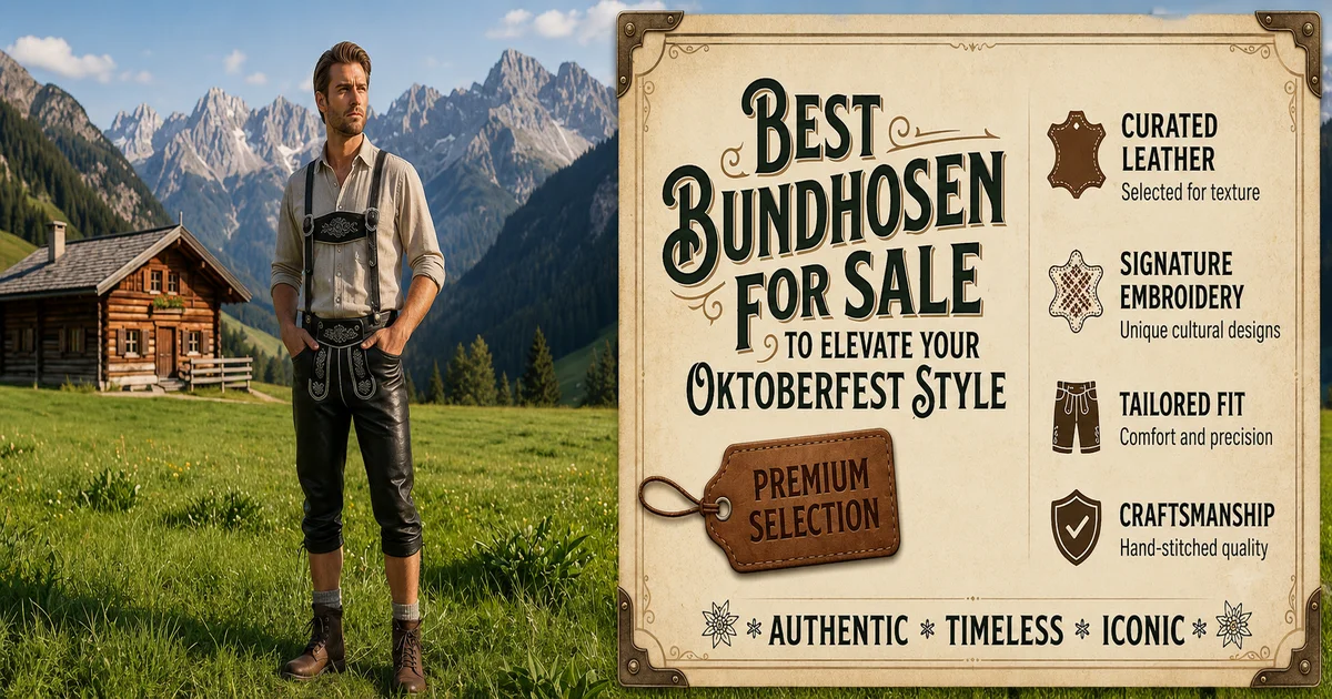 Best Bundhosen for Sale to Elevate Your Oktoberfest Style