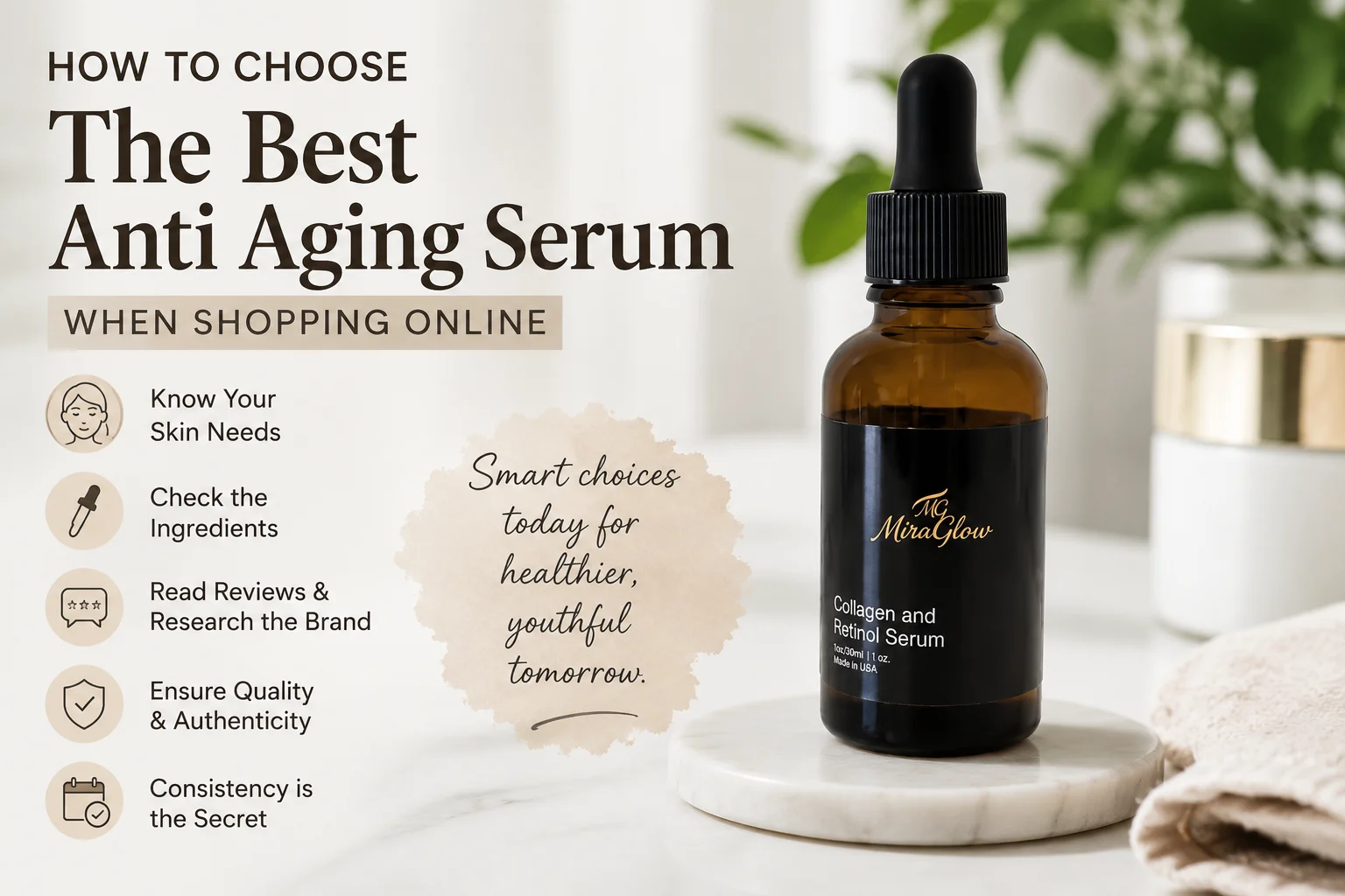 How to Choose the Best Anti Aging Serum When Shopping Online