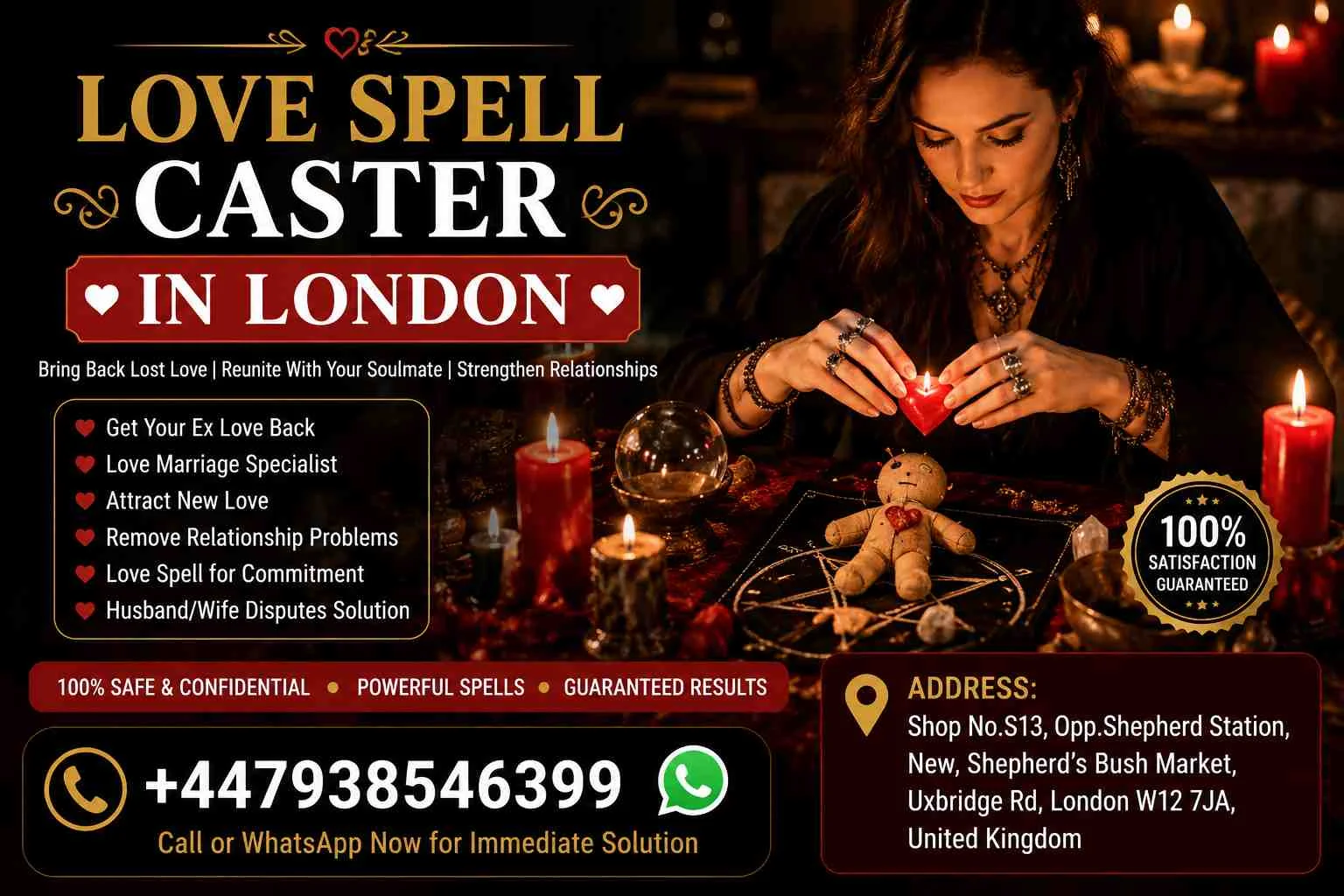 Love Spell Caster in London: Why Heartbreak Has Inspired Spiritual Practices for Centuries