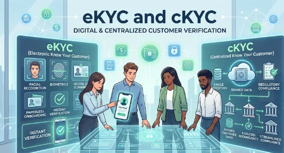 Understanding the Difference Between eKYC and cKYC: Process, Time, and Documents Required