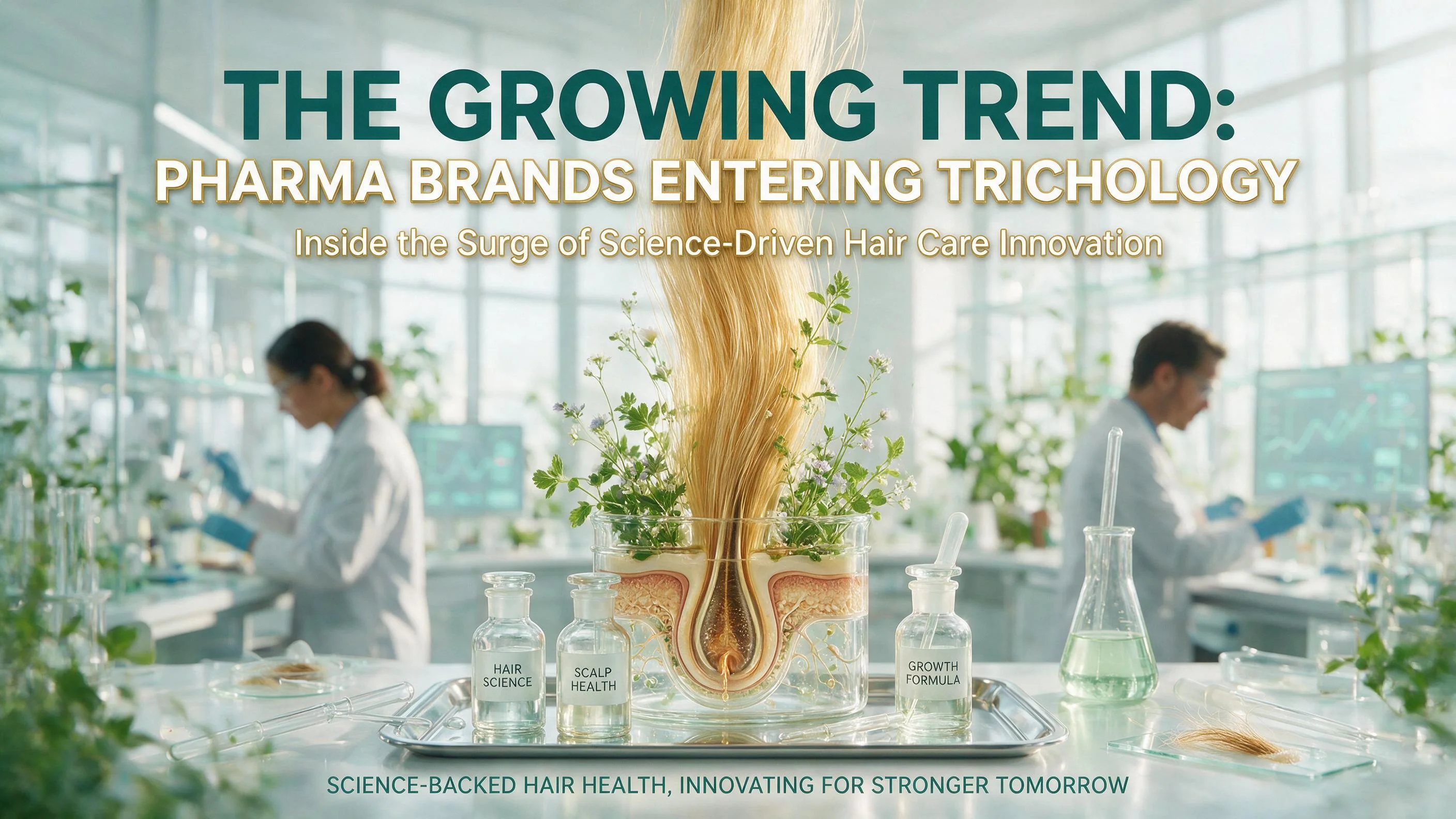 Inside the Growing Trend of Pharma Brands Entering Trichology.