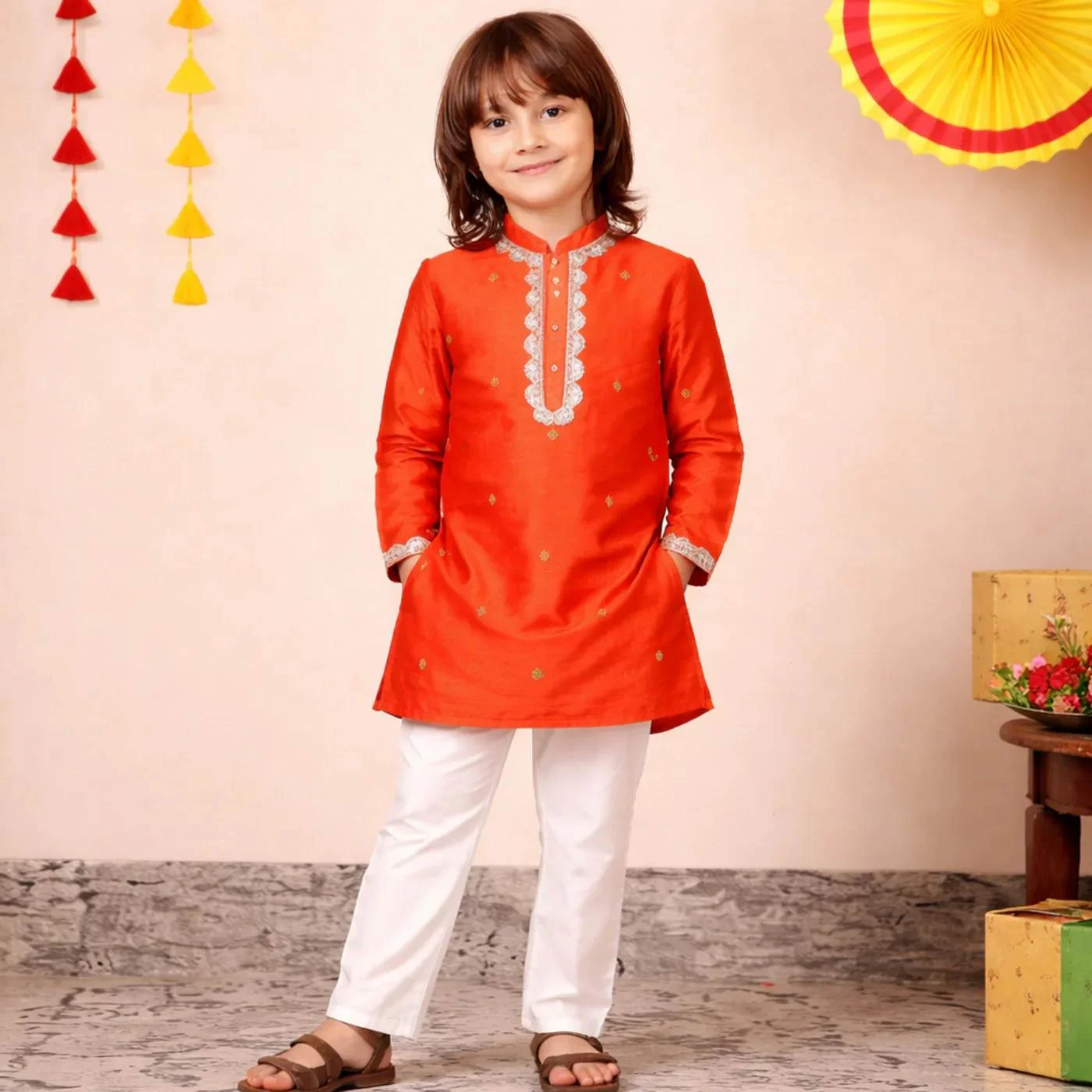 Kurta Pajama for Boys Kids: The Perfect Festive Wear by Pocomico