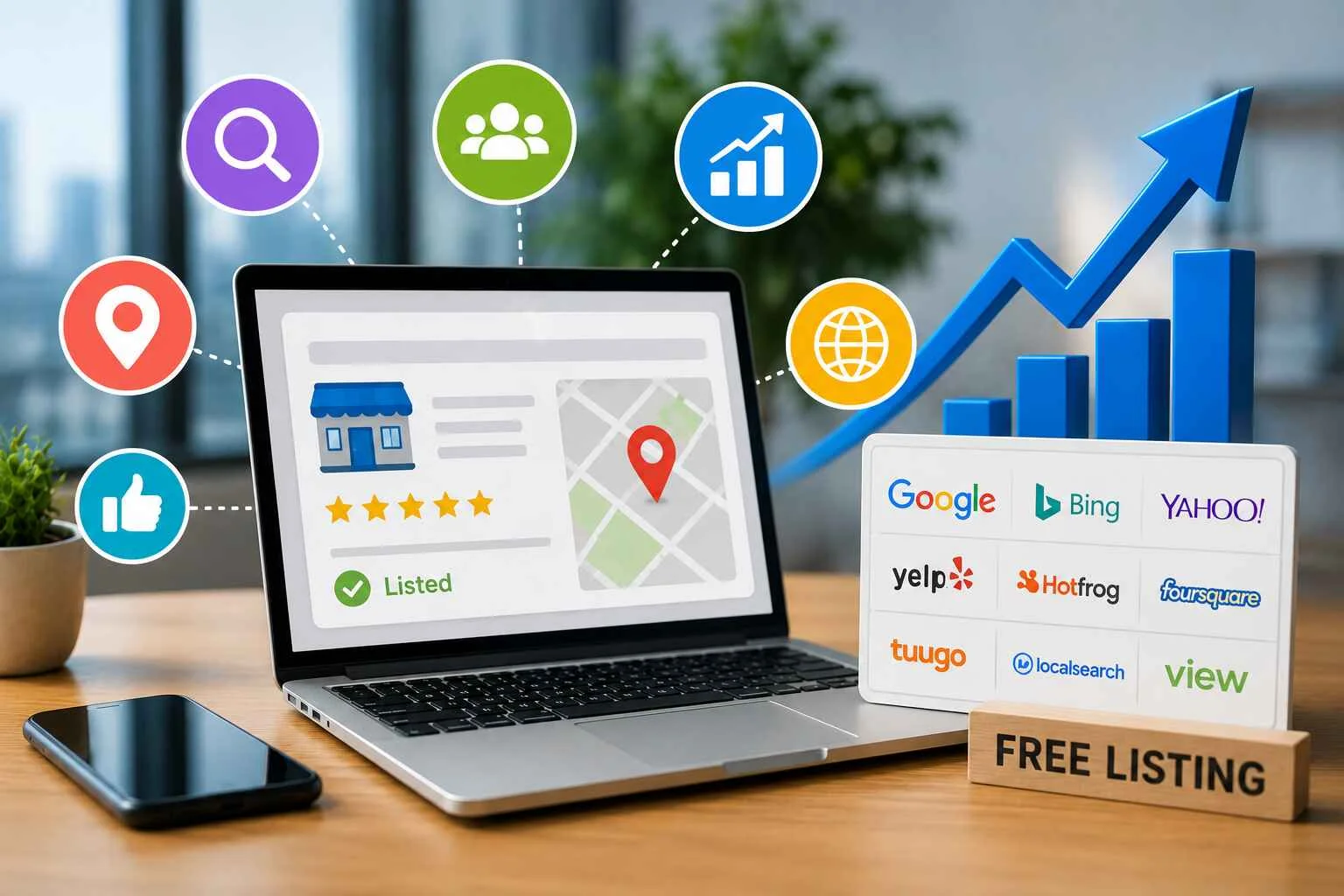 How Free Business Listing Sites Improve Online Visibility