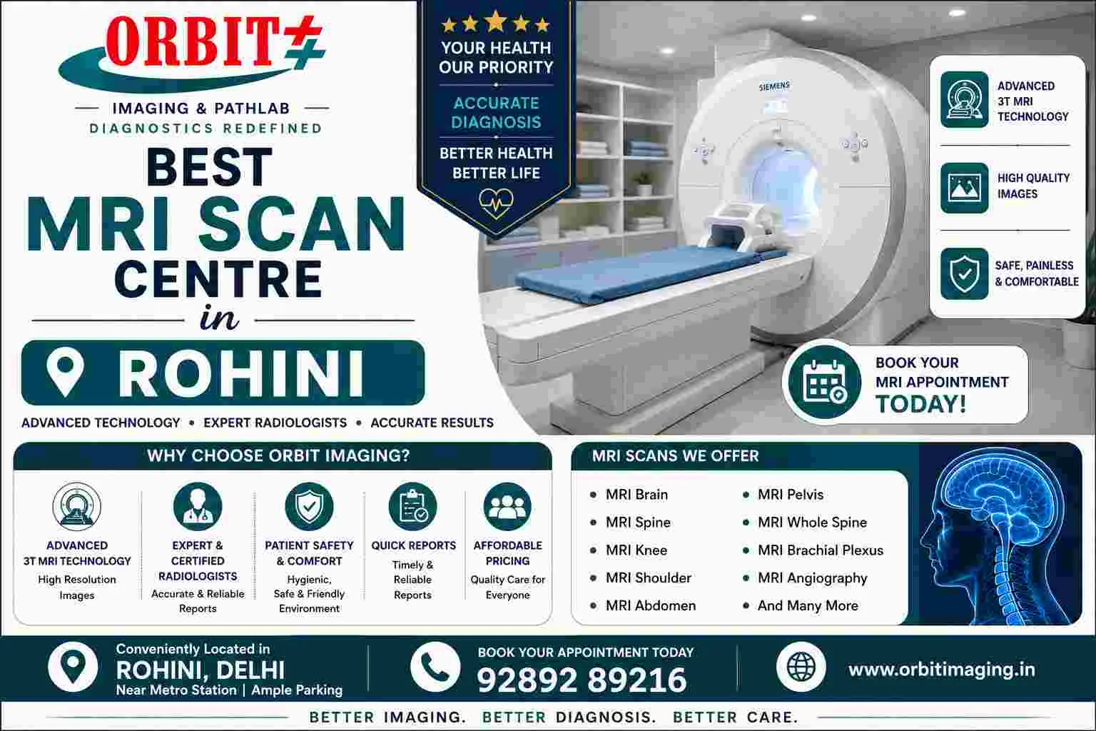 Best MRI Scan Centre in Rohini