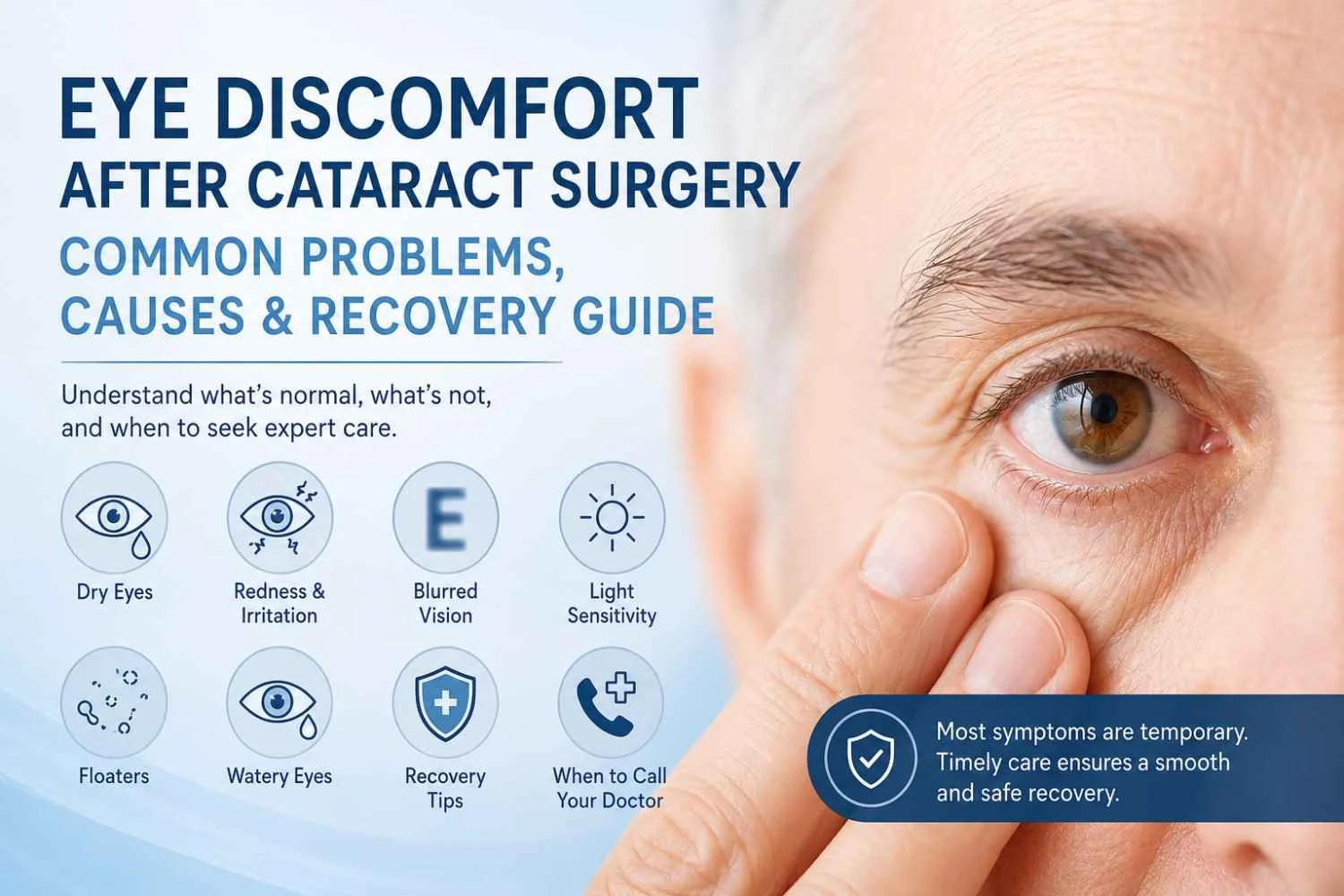 Eye Discomfort After Cataract Surgery: Common Problems After Cataract Surgery and When to Seek Help
