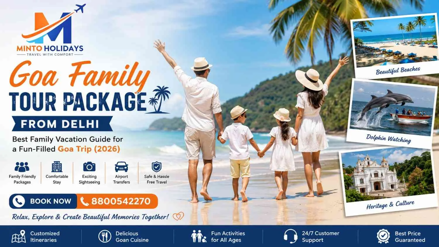 Goa Family Tour Package from Delhi