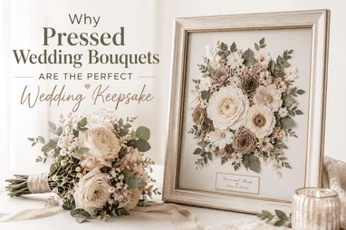 Why Pressed Wedding Bouquets Are the Perfect Wedding Keepsake