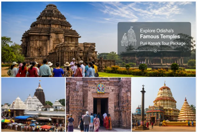 How to Explore Odisha’s Famous Temples with a Puri Konark Tour Package?