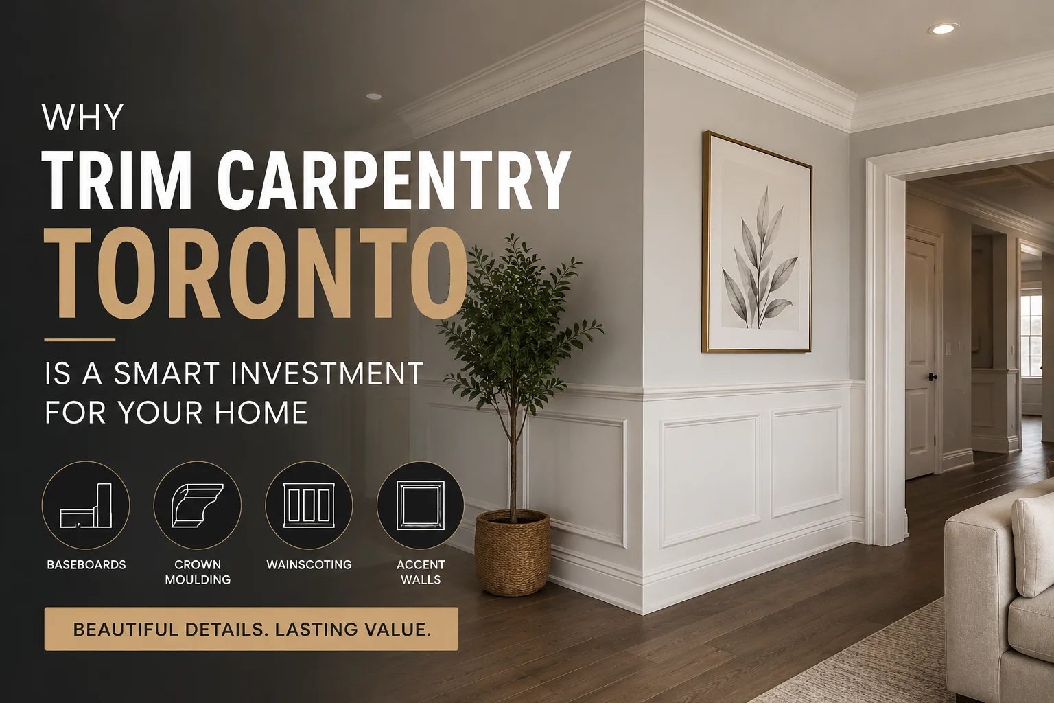 Why Trim Carpentry Is One of the Best Investments for Your Toronto Home