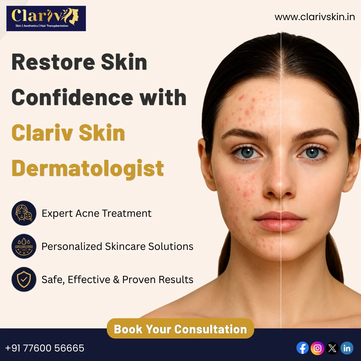 When Should You See a Dermatologist? Signs Your Skin Needs Expert Care | Clarivskin.in