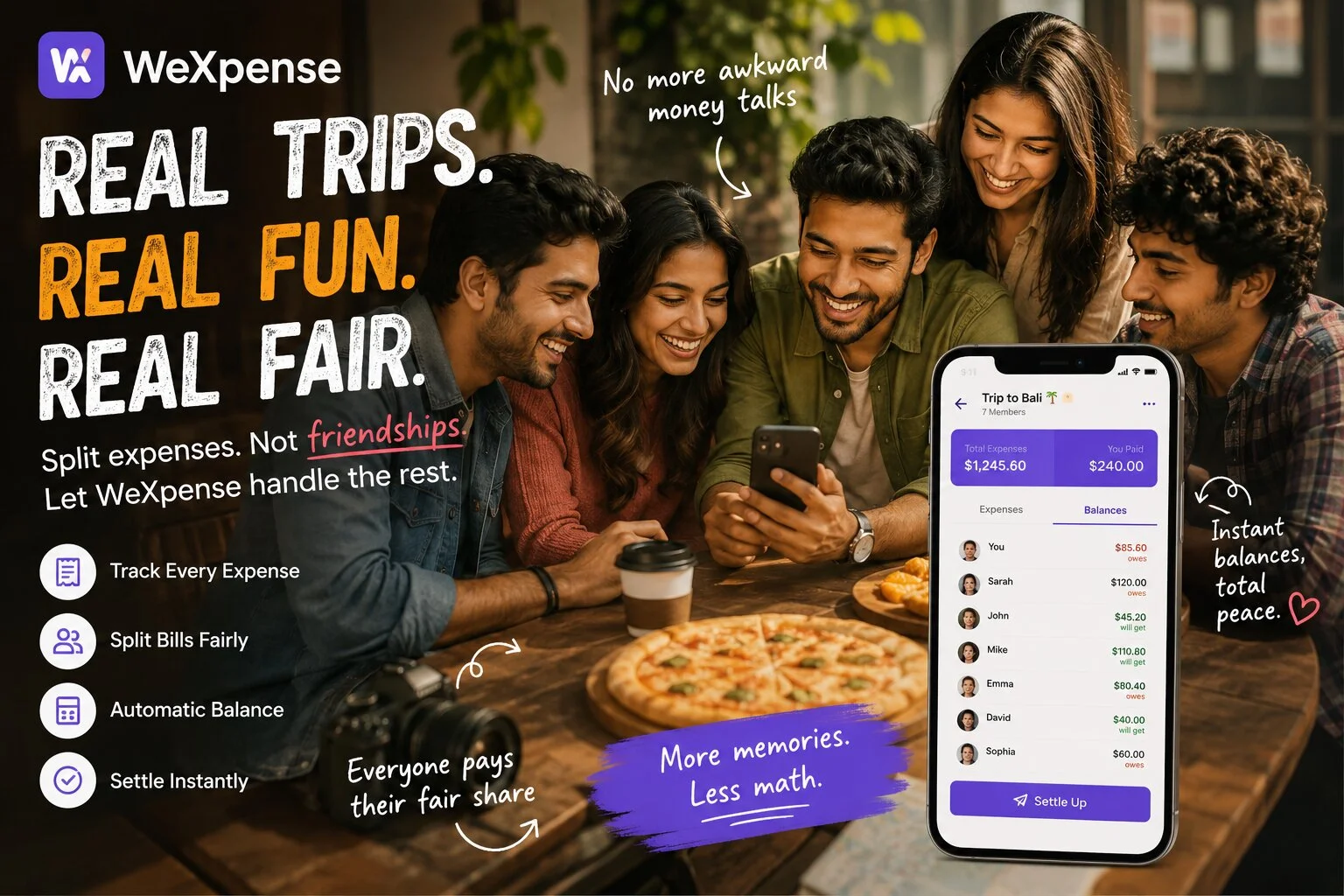 WeXpense: The Smartest Way to Track and Split Group Expenses