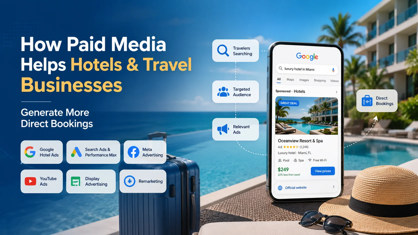 How Paid Media Helps Hotels & Travel Businesses Generate More Direct Bookings
