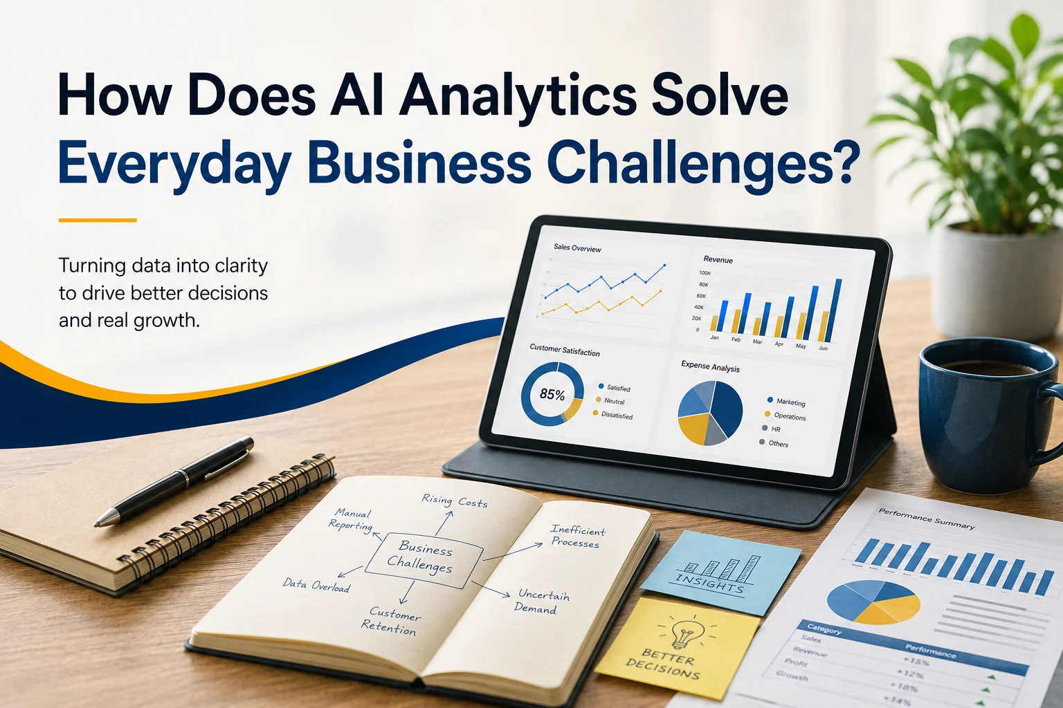 How Does AI Analytics Solve Everyday Business Challenges?