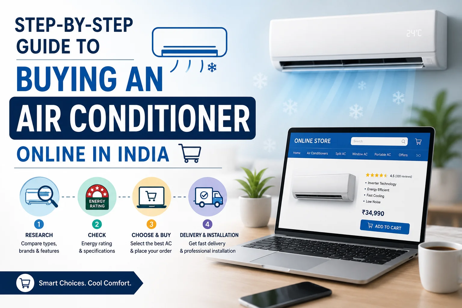 Why Buying a Smart AC Online Makes More Sense Today
