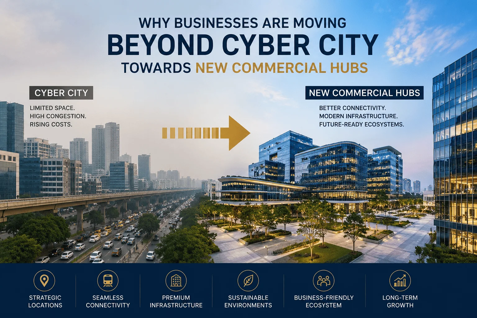 Why Businesses Are Moving Beyond Cyber City Towards New Commercial Hubs
